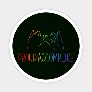 Proud Queer Accomplice Pinky Swear Magnet